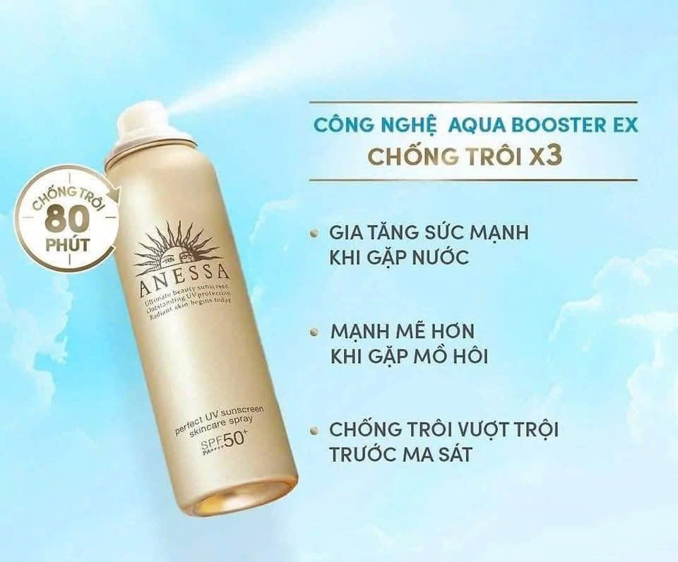 Xịt Chống Nắng Bảo Vệ Hoàn Hảo Anessa Perfect UV Sunscreen Skincare Spray 60g