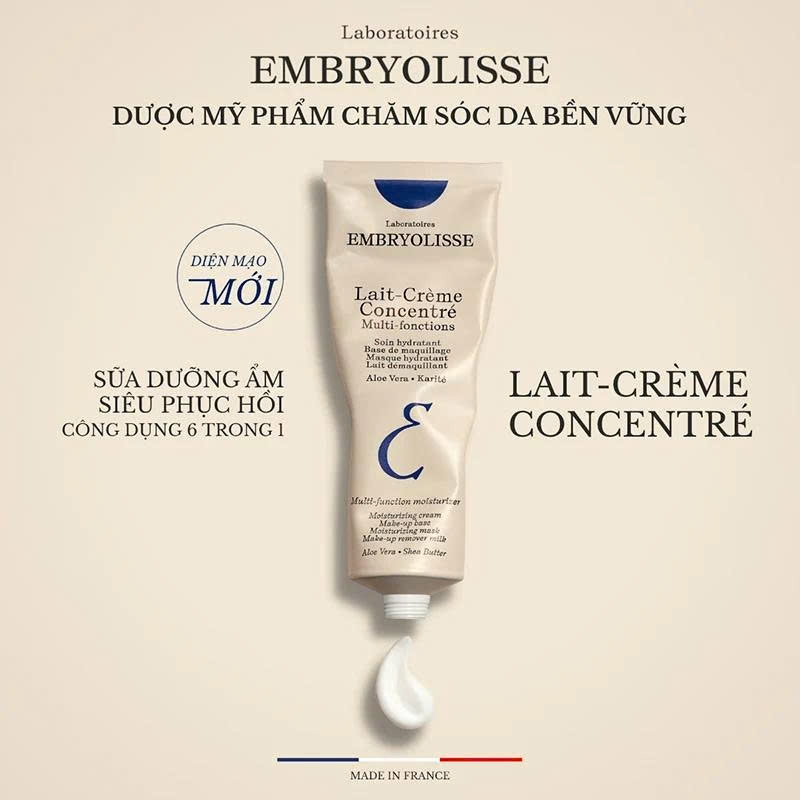 Kem Siêu Dưỡng Ẩm Hỗ Trợ Phục Hồi Da Embryolisse Lait Creme Concentre 30ml