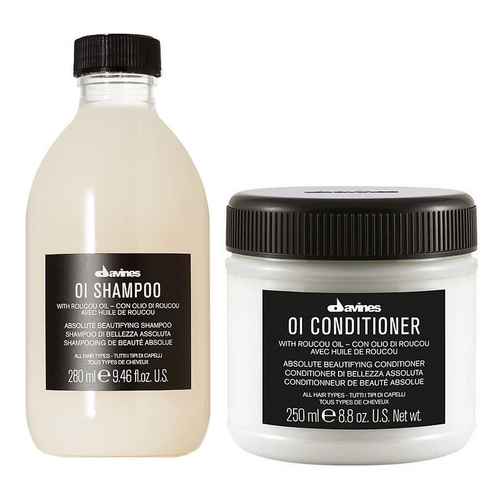 DAVINES OI Absolute beautifying Gội xả suôn mượt 1000ml