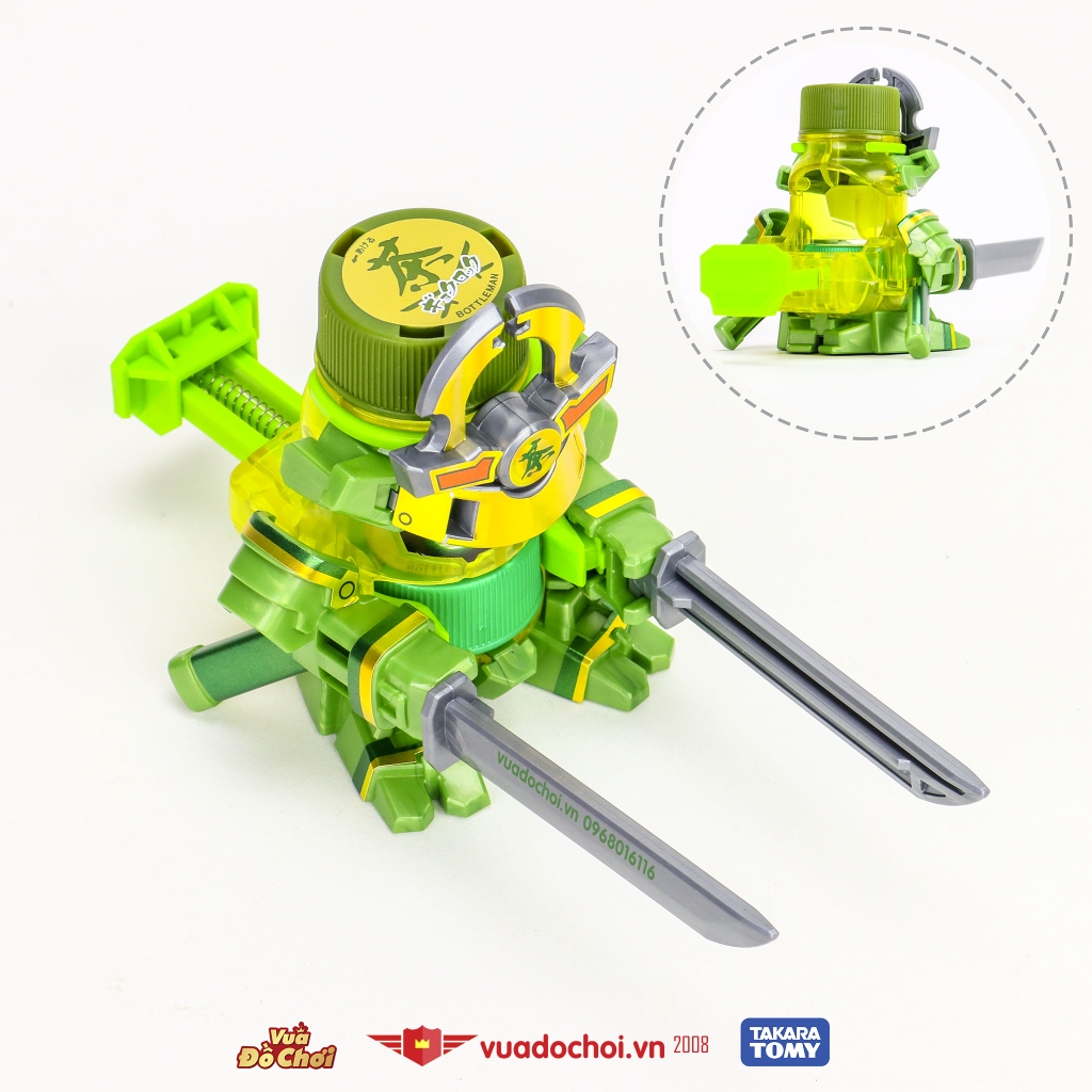 Robot nắp chai - Gyokurock Samurai Song Kiếm