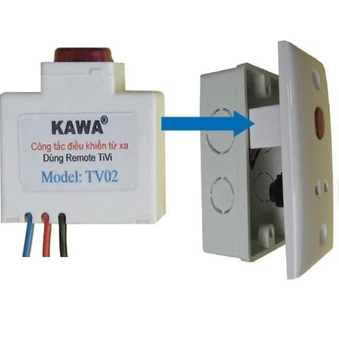 Hạt công tắc điều khiển từ xa dùng sóng hồng ngoại Kawa TV02