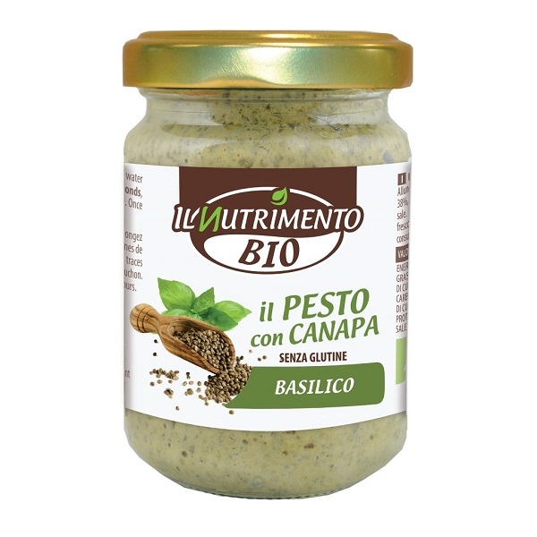 Sốt Pesto gai dầu hữu cơ 130g II Nutrimento