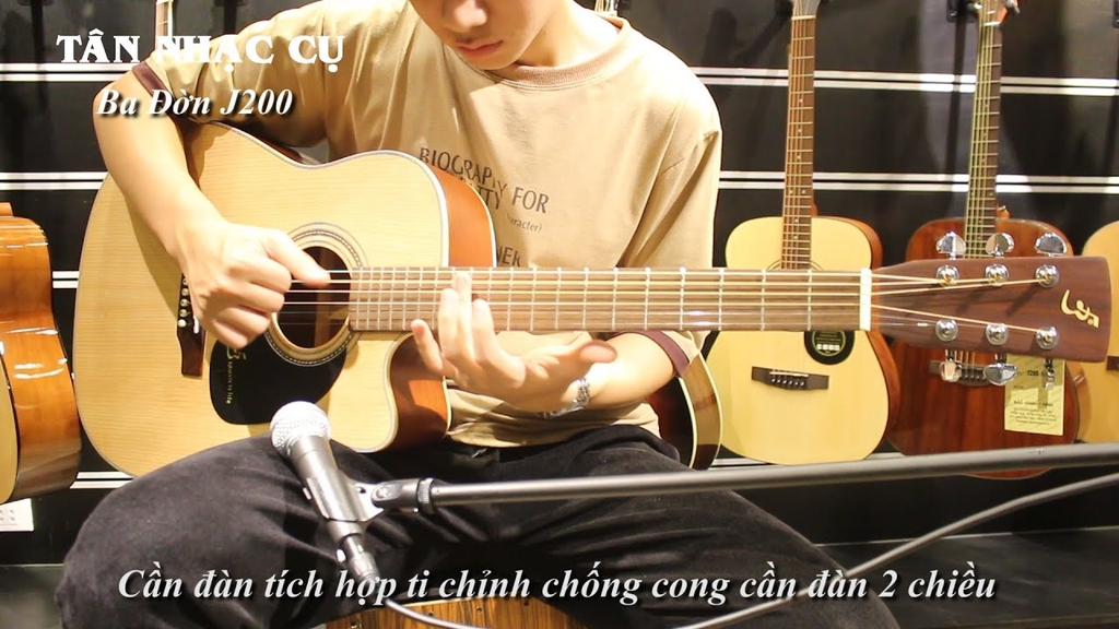 Đàn Guitar Ba Đờn J200 | Tân Nhạc Cụ Review