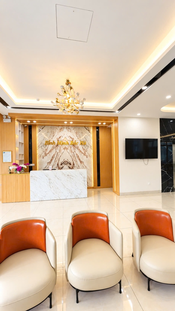 Thi công sảnh khách sạn Bình Minh Bắc Hà
