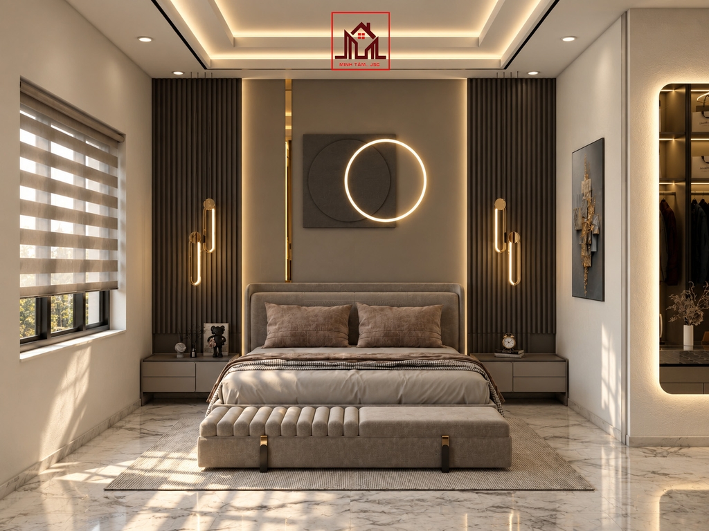 Thiết kế nội thất nhà phố hiện đại tại Lào Cai