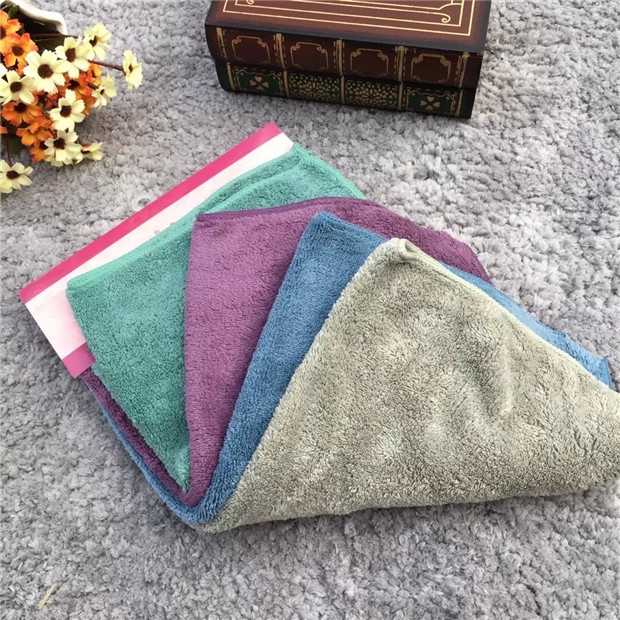 Set 4 khăn lau tay san hô 5850 (size 40x40cm)