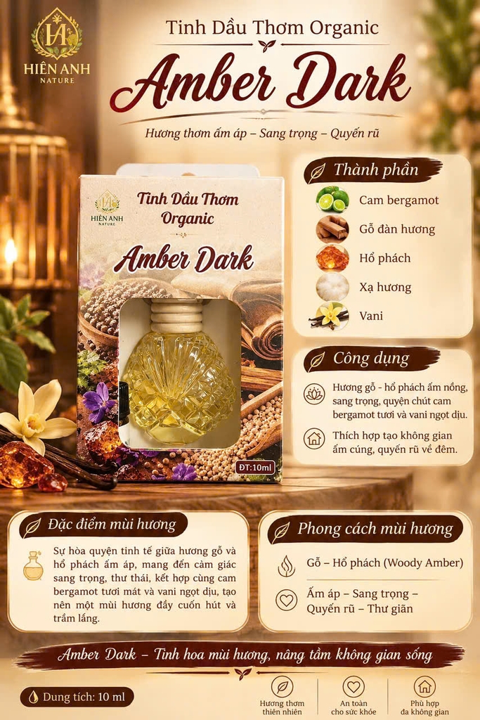 Tinh dầu thơm Organic 10ml