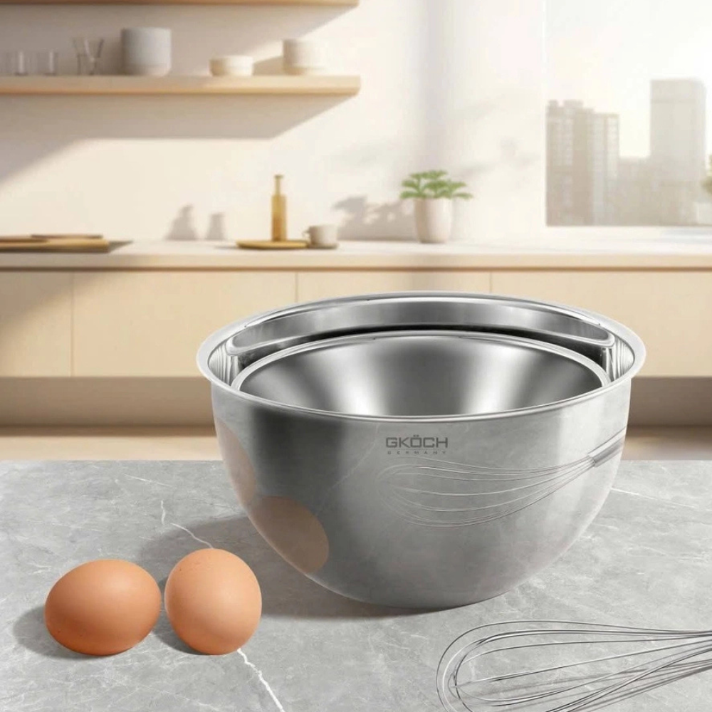 Set 2 thố inox GKÖCH MYDH0607 (kích thước 20cm & 24cm)