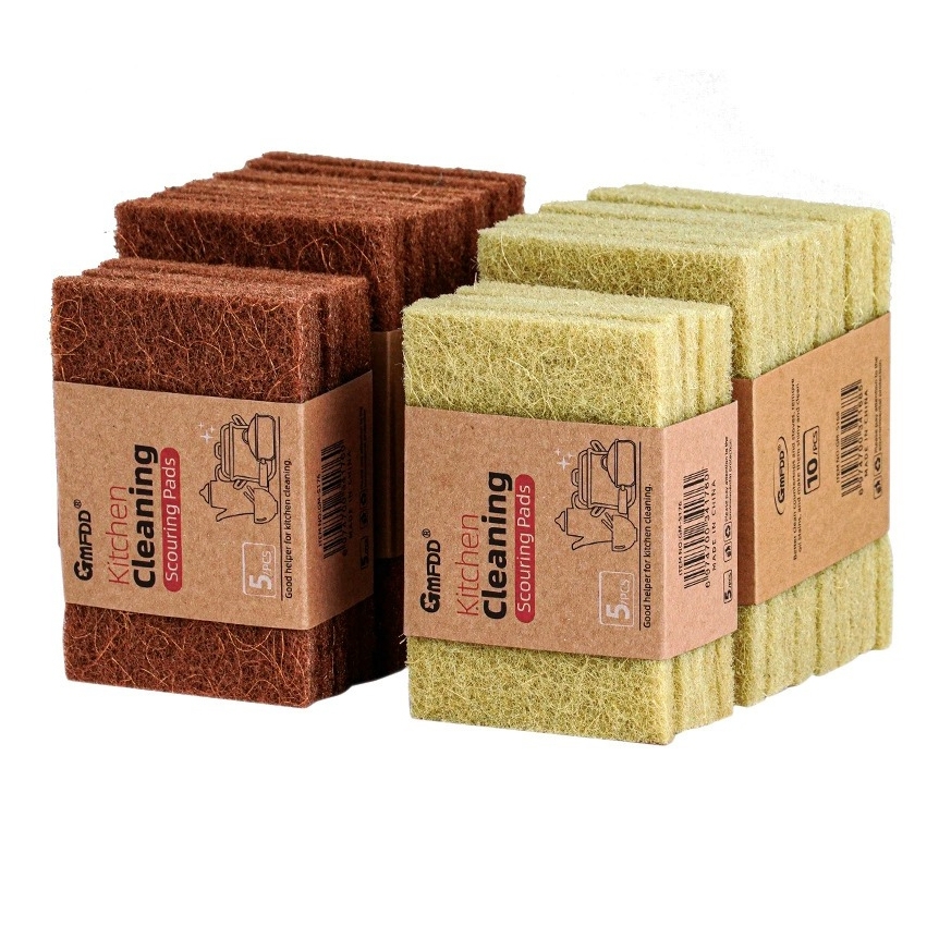 Set 5 miếng cọ rửa sợi dừa - Vàng GM-BJ001