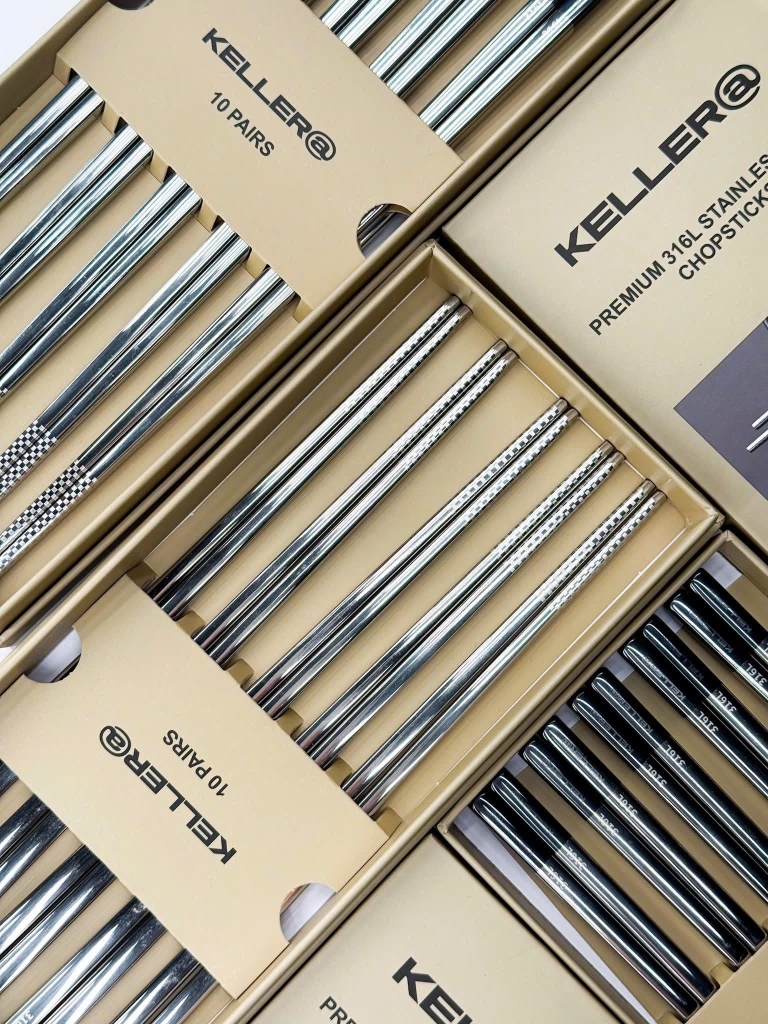Hộp đũa inox cao cấp KELLER DD162