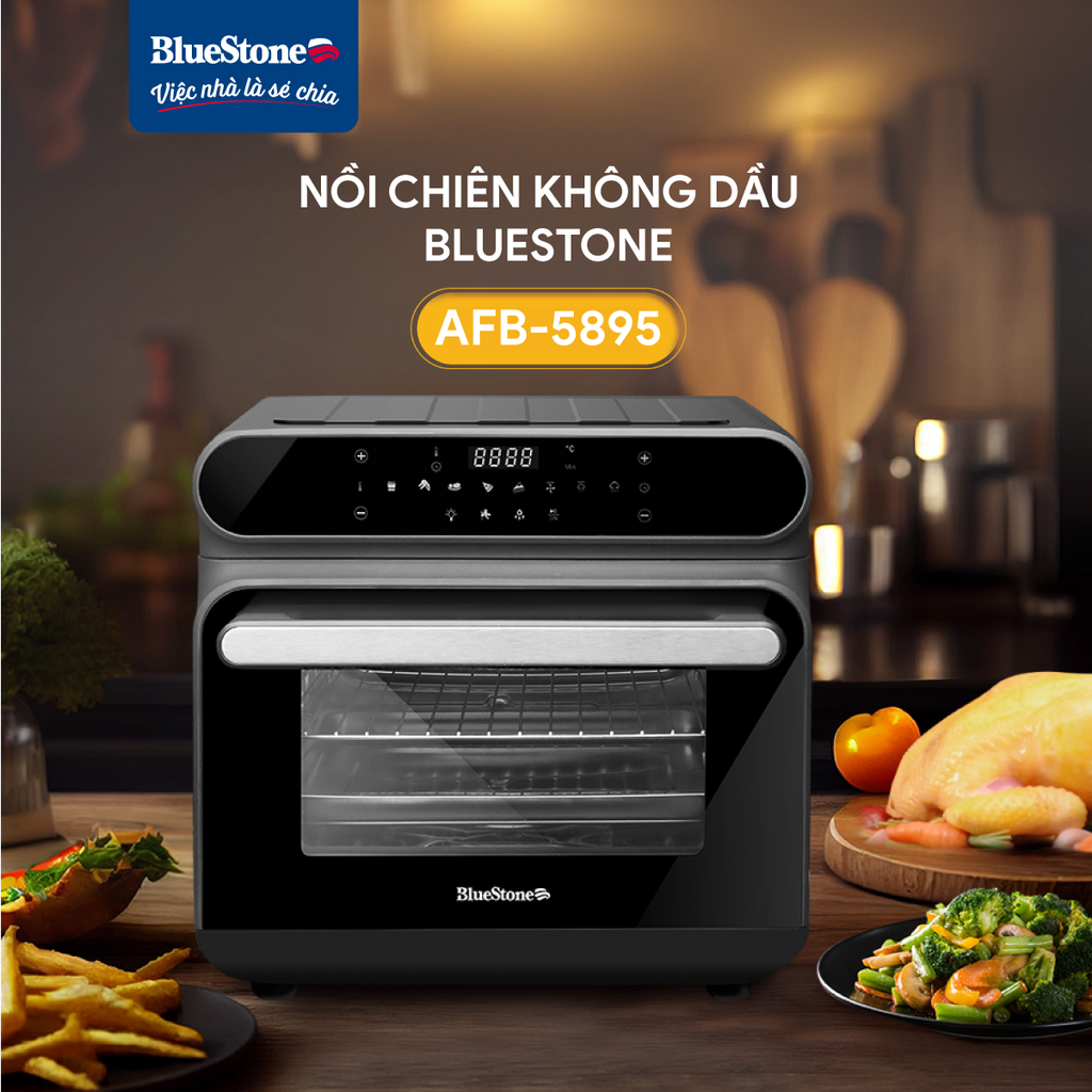 Nồi chiên không dầu hơi nước Bluetones AFB5895 - 24L