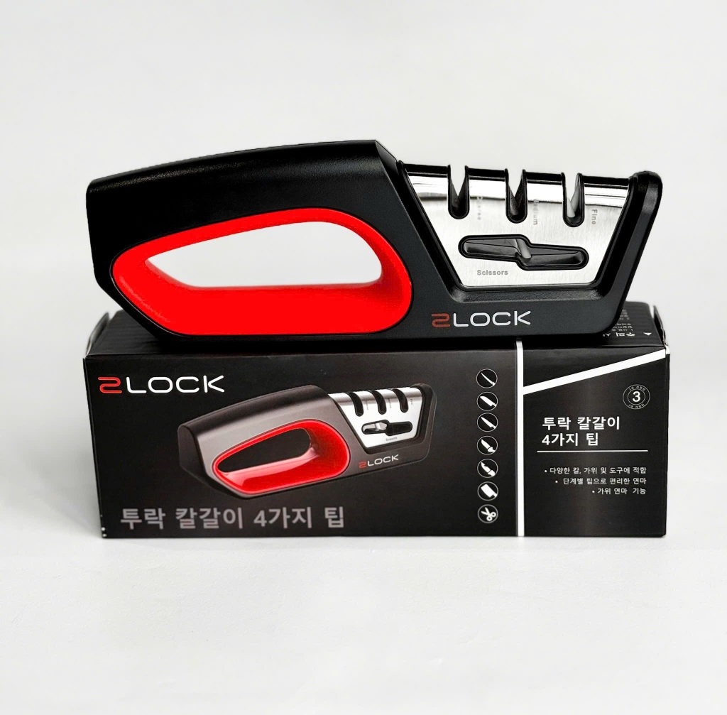 Dụng cụ mài dao/kéo 2 in 1 siêu xịn đẹp 2Lock Korea