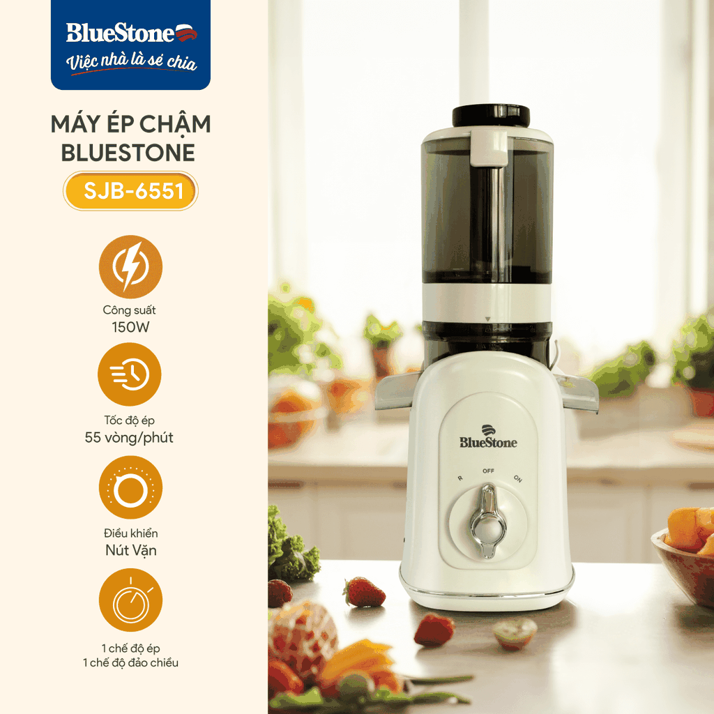 Máy ép chậm Bluestone 6551