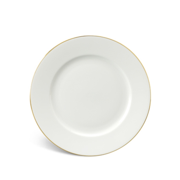 Đĩa tròn Jasmine - viền chỉ vàng 20cm