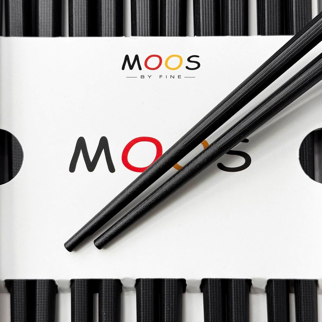 Set 10 đôi đũa chuôi bạc Moos by Fine From Germany 2026