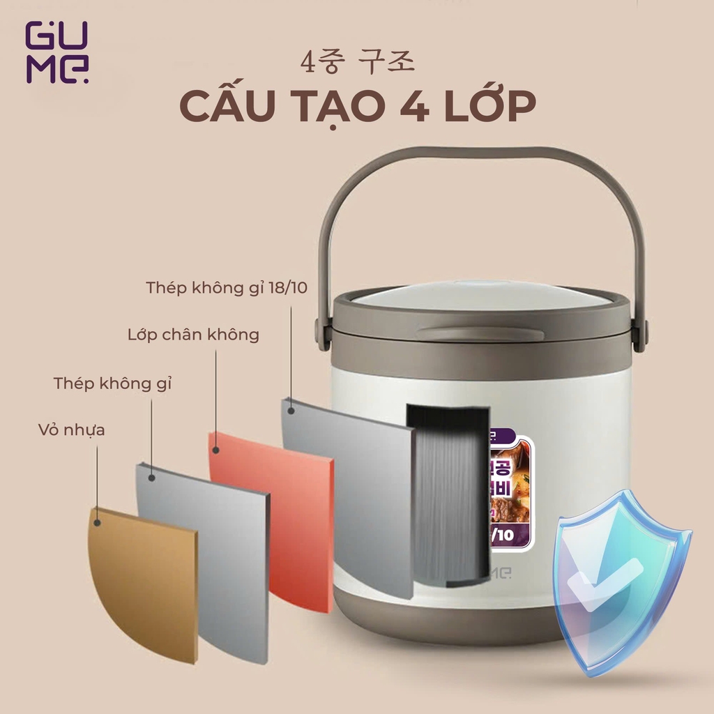 Nồi ủ Gume GM2086 - 6.3L