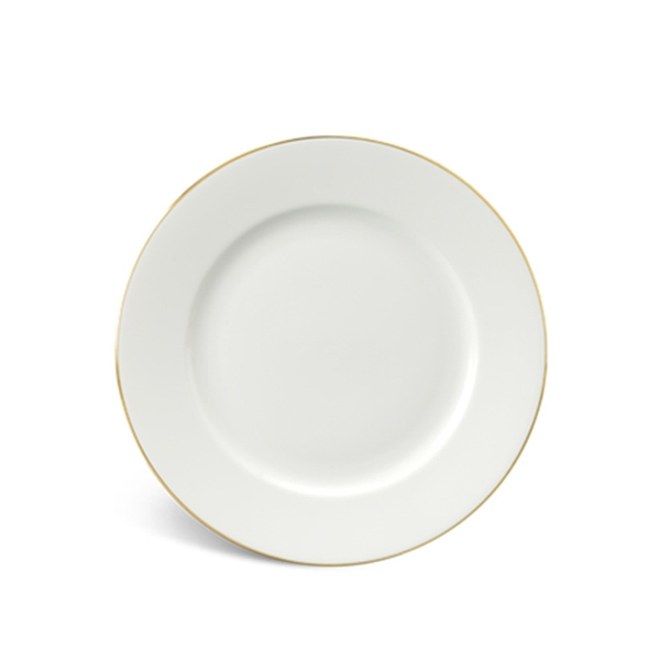 Đĩa tròn Jasmine - viền chỉ vàng 25cm