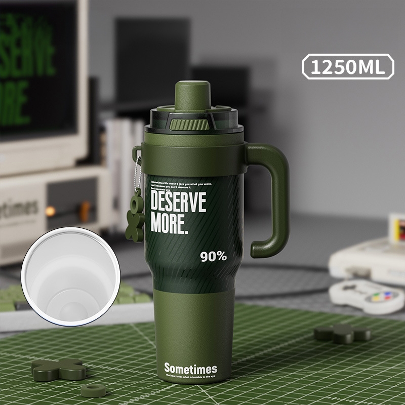 Cốc giữ nhiệt thể thao inox 316 phủ gốm 1250ml