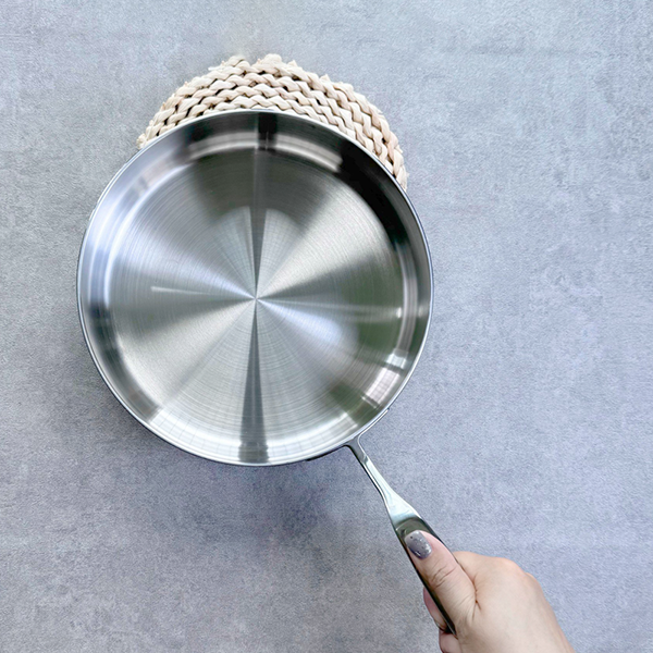 Chảo inox 316 liền khối 5-ply Premium Kaiyo - thành cao