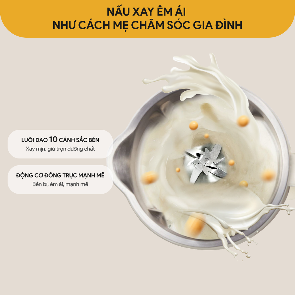 Máy làm sữa hạt đa năng BlueStone SMB-7331 (1.2L)