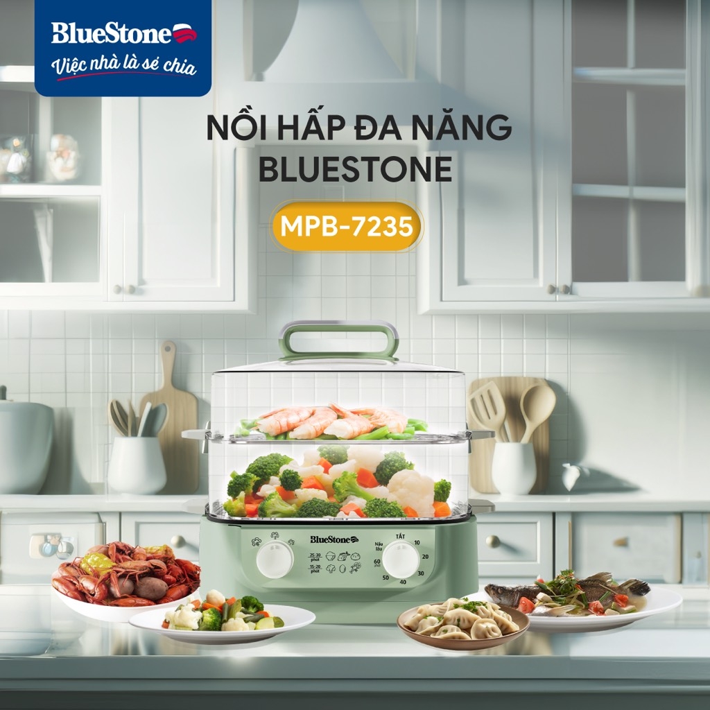 Nồi lẩu hấp đa năng BlueStone MPB-7235