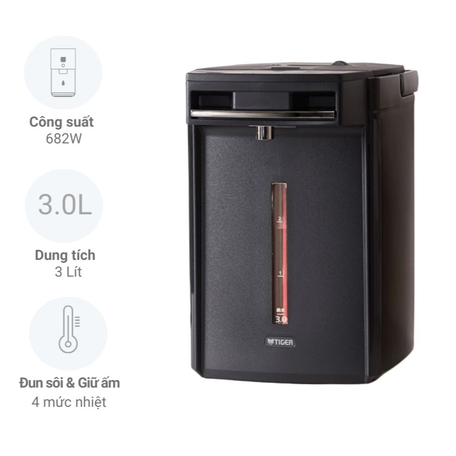 Bình thủy điện thông hơi Tiger 3L PIM J30W