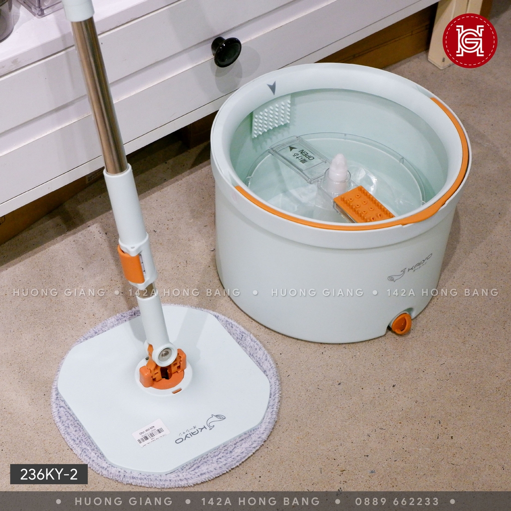 Chổi lau nhà Kaiyo màu xanh nhạt