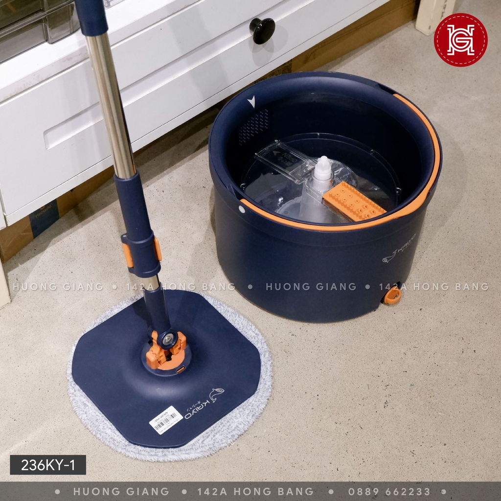 Chổi lau nhà Kaiyo màu xanh nhạt