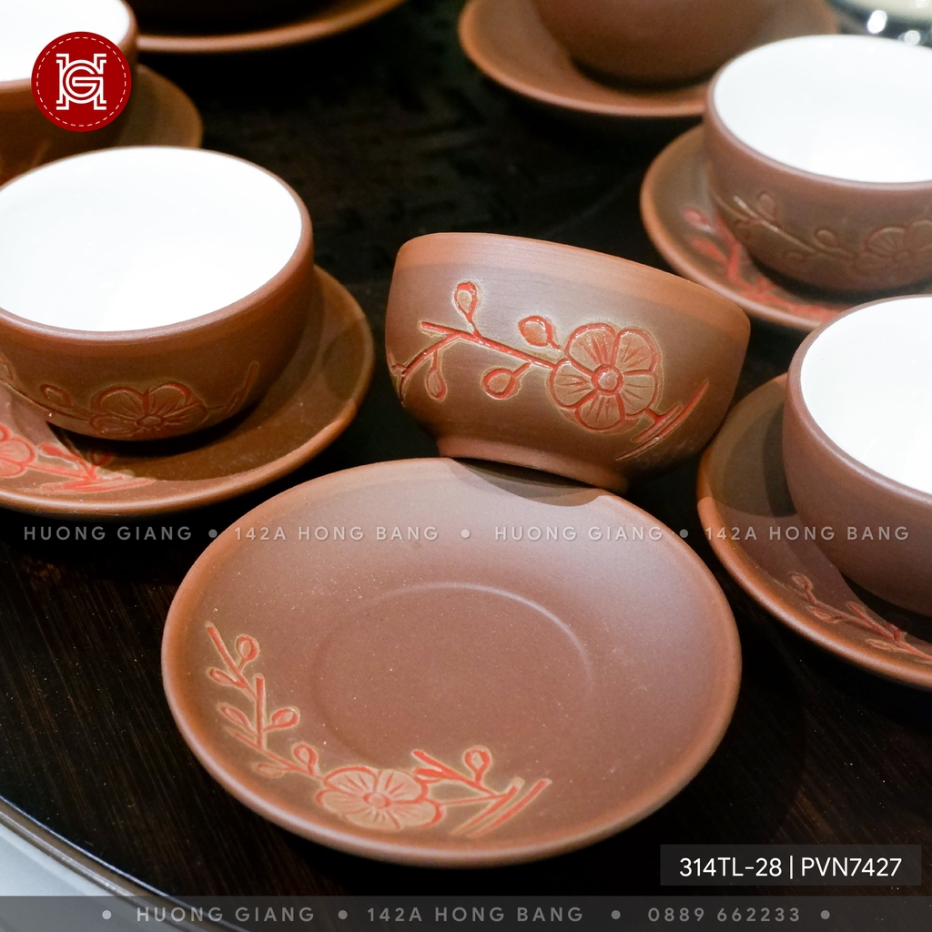 Bộ đào khắc sen full