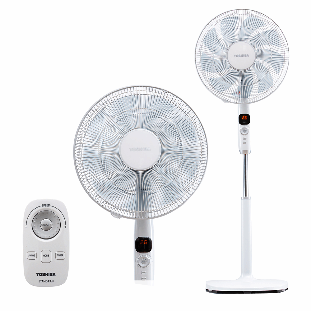 Quạt đứng Toshiba 9 cánh DC inventer LSD10W có điều khiển