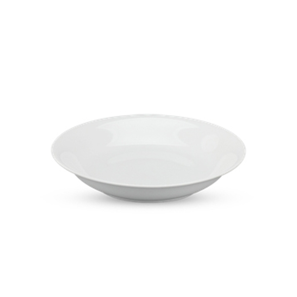 Đĩa sâu lòng Daisy trắng 18cm