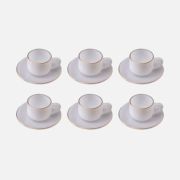 Bộ trà 12 chi tiết Opal Trắng - 606PO