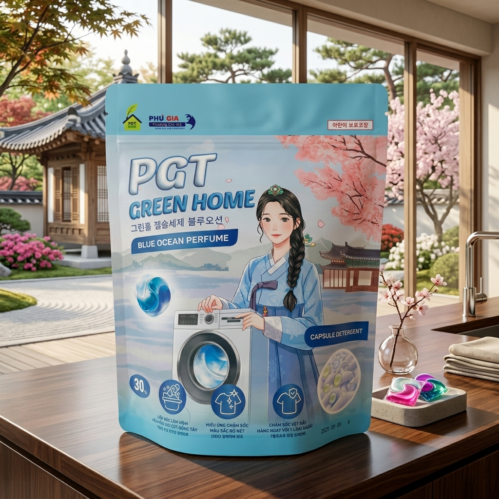Viên giặt PGT green home