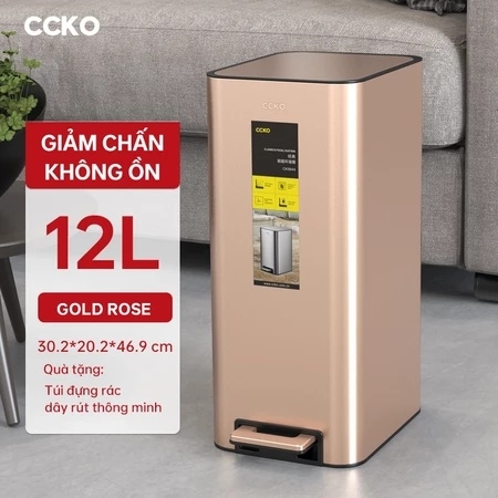 Thùng rác đạp chân inox CCKO 12L CK9944