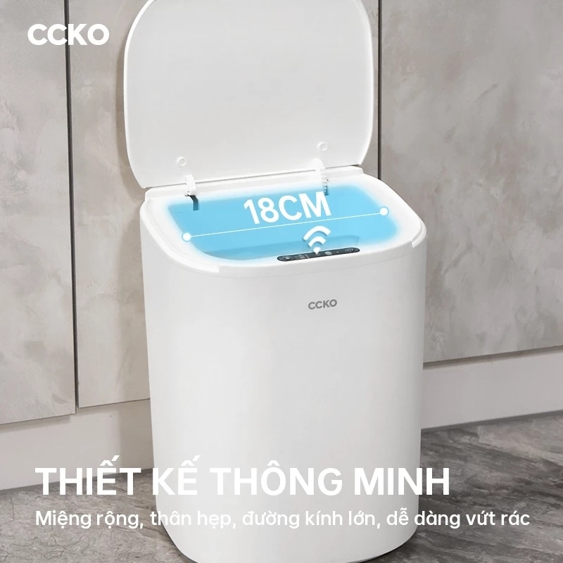 Thùng rác cảm ứng CCKO 14L CK9927