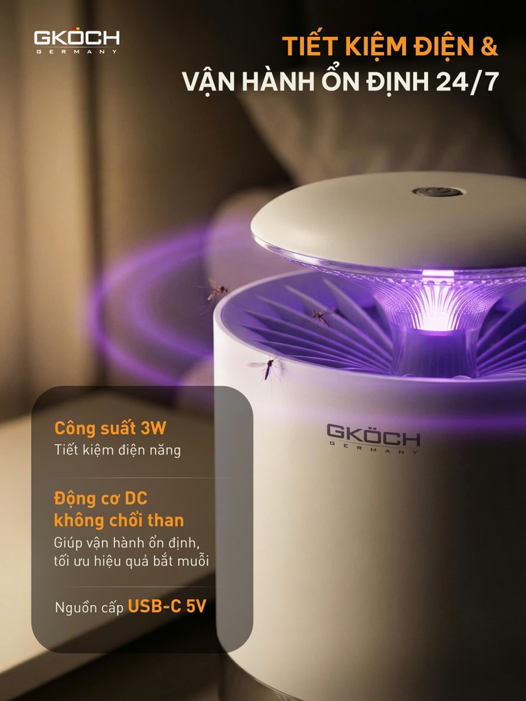 Máy bắt muỗi GKOCH YG-M006