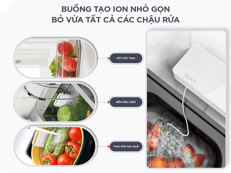 Máy khử độc thực phẩm đa năng Xixa XP90-PRO