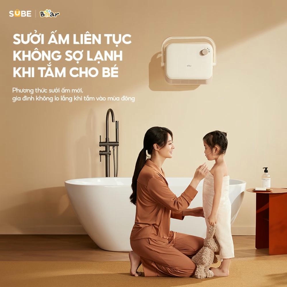 Máy sưởi Bear SH-4H20X Kem