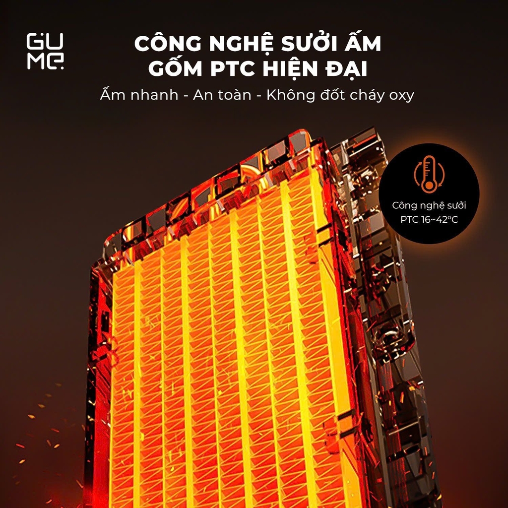 Máy sưởi gốm Gume GM2558