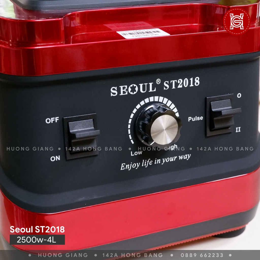 Máy xay sinh tố đa năng Seoul ST2018 - 4L - 2500w