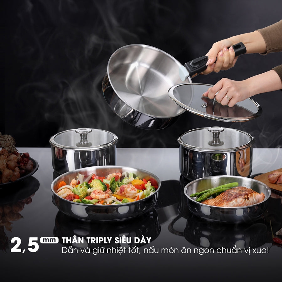 Bộ nồi chảo 9 món hiệu imat SDH-9P