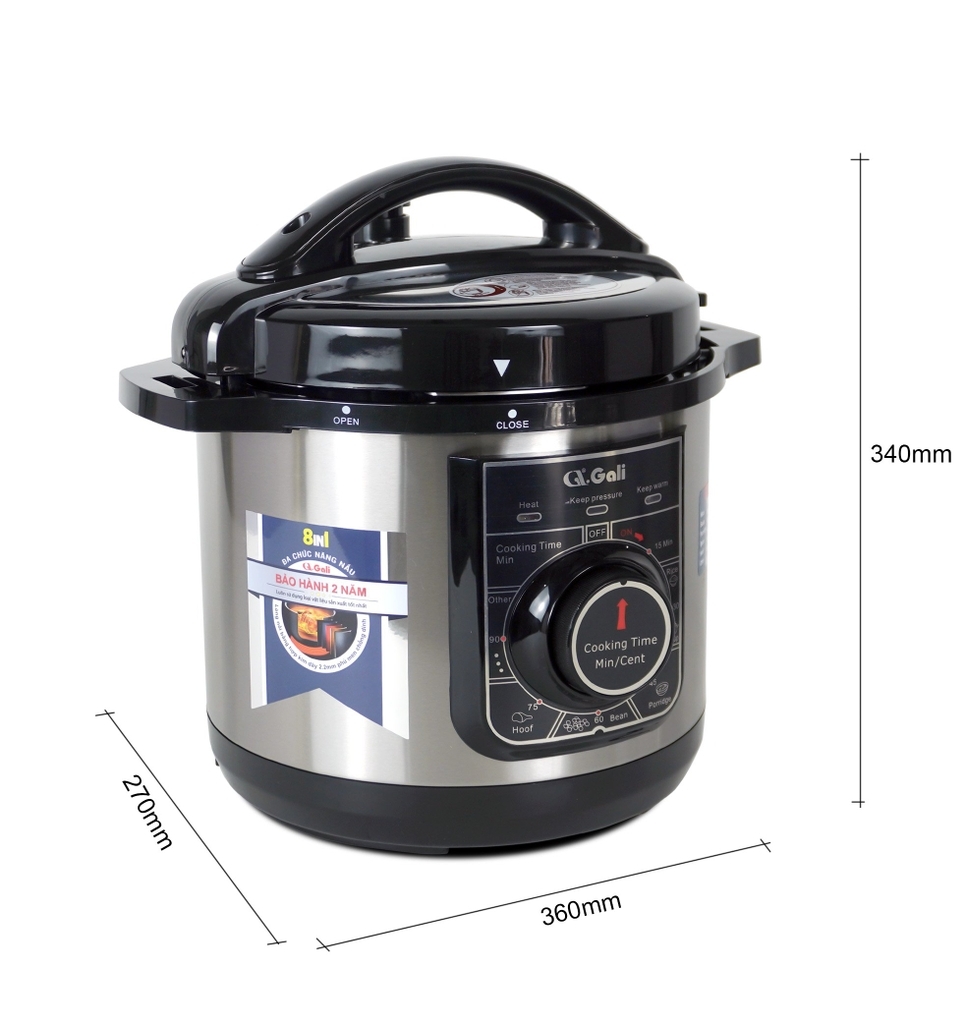Nồi áp suất điện đa năng Gali GL1606K 6L