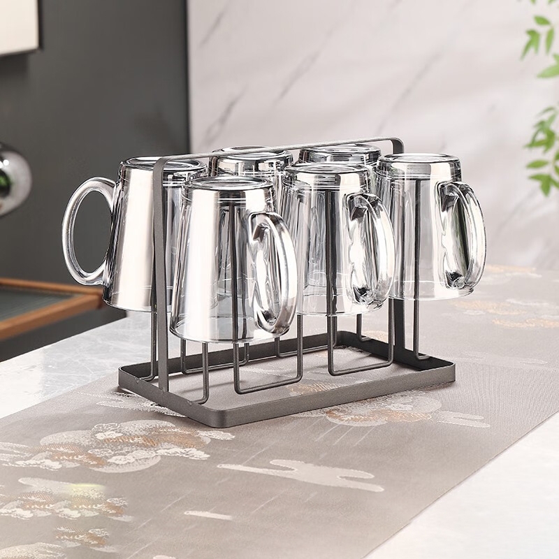 Bộ cốc bình thuỷ tinh kèm khay GNS-B0146