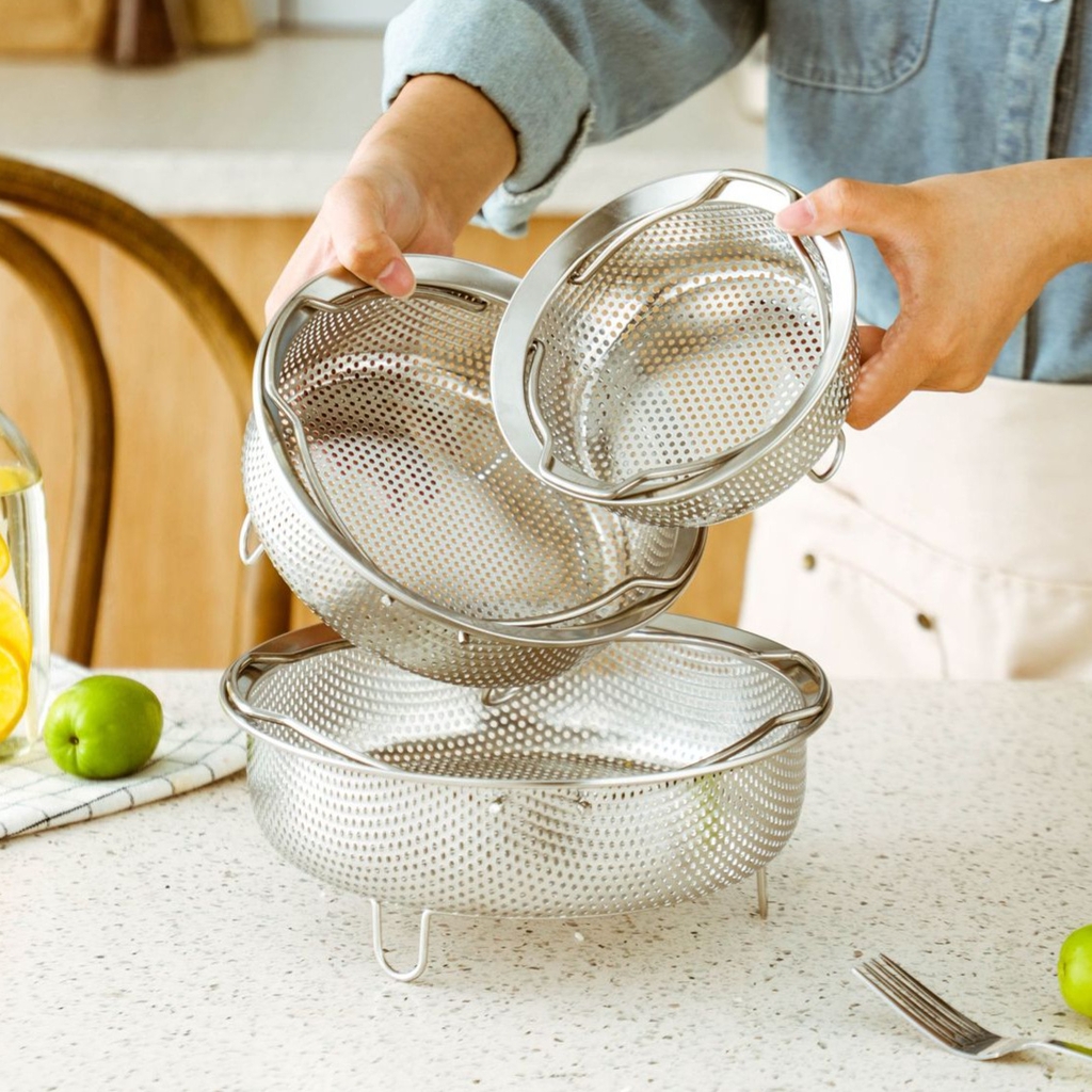 Xửng hấp inox Kaiyo có quai xách