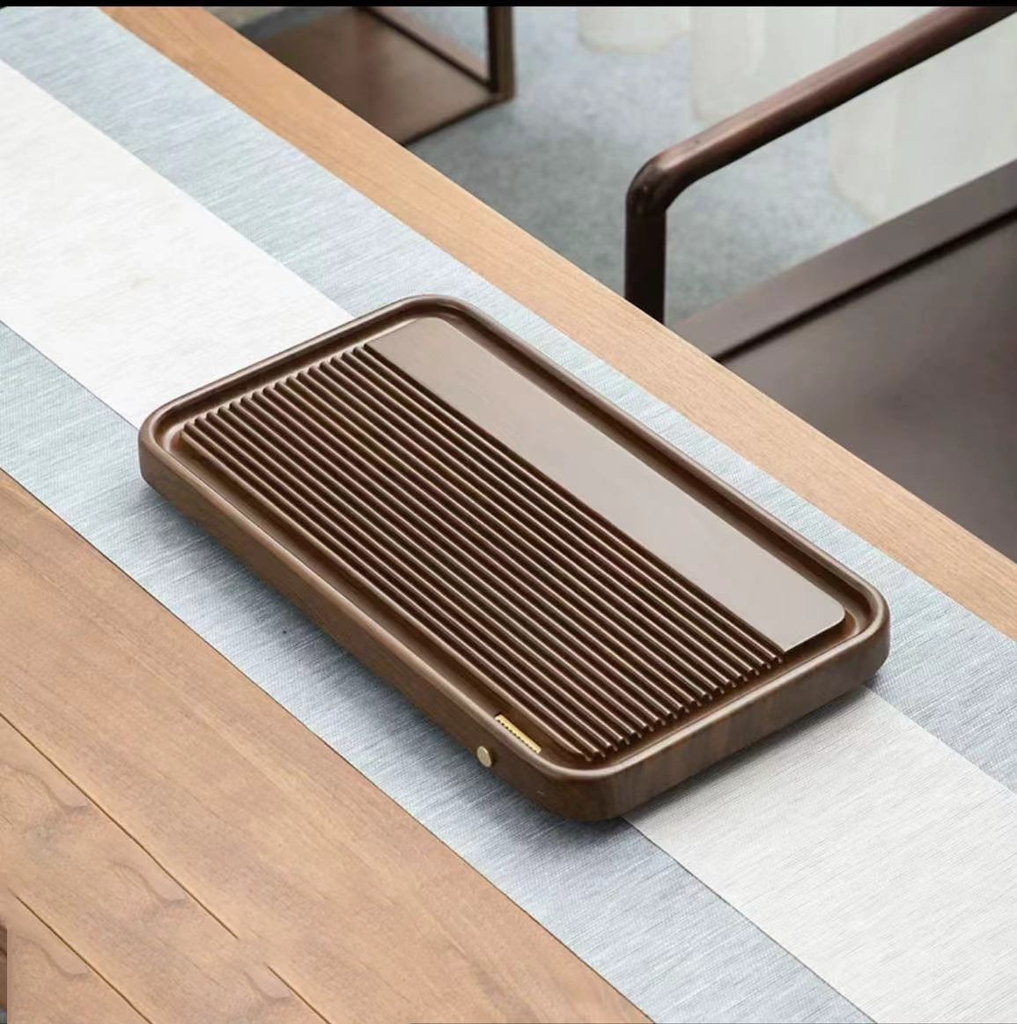 Khay trà gỗ huanghuali 50x28cm CHAPAN-55