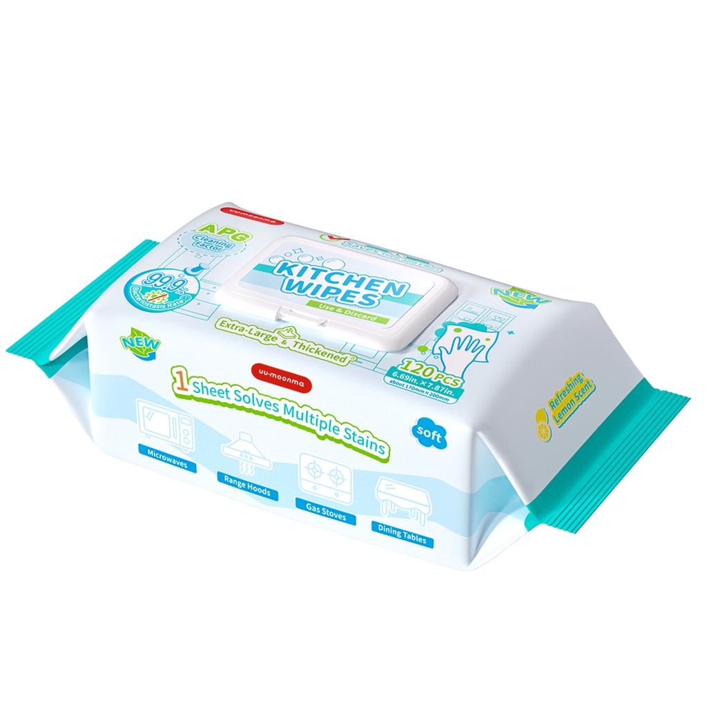 Khăn lau tẩy dầu mỡ nhà bếp gia dụng 120 UYIKU MA-752006