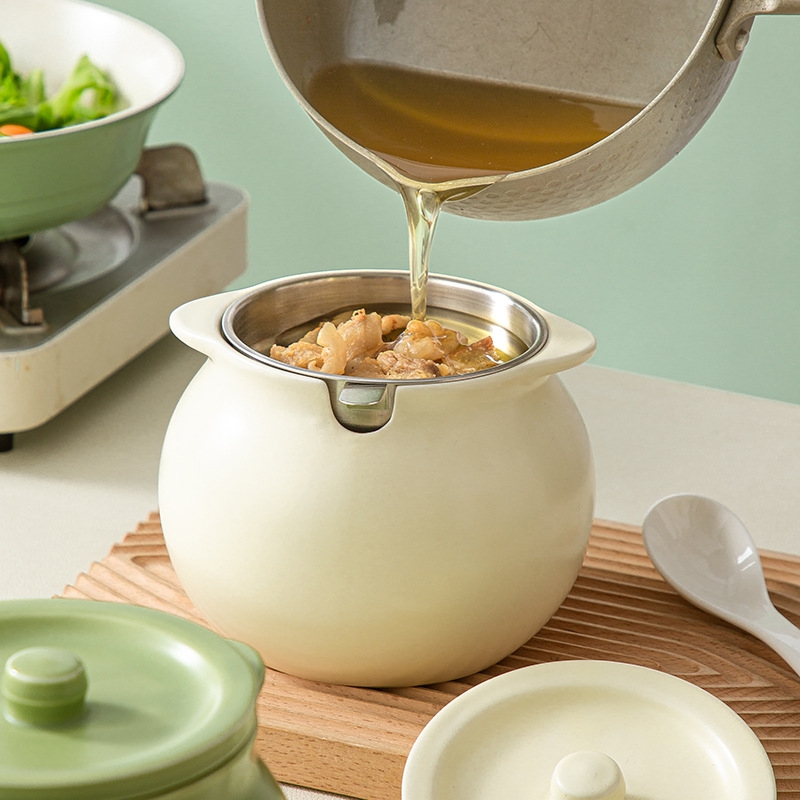 Liễn mỡ 2 tai có lọc 700ml