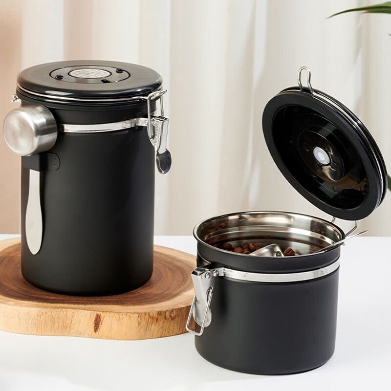 Hũ đựng TP thép không gỉ 304 đen