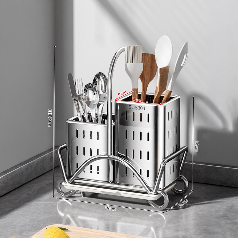 Ống đựng đũa inox KT-0028C-SR