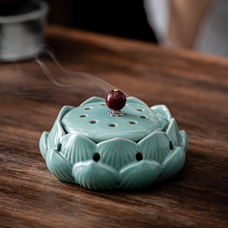 Lư trầm hương gốm L0034